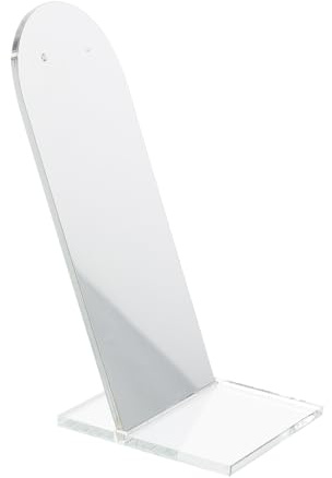 Tablero de Espejo Acrílico Blanco para Fotos y Flores | Pieza Ligera, Fácil de Limpiar, Portátil y Resistente, Acabado Simple para Mesa