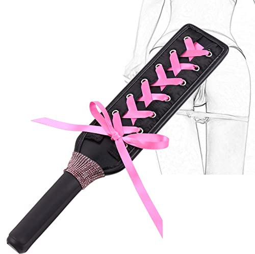 TRQOYTU Látigo De Paleta SM, Azotador Erótico, Bondage, Paleta De Cuero Para Azotes, Juego De Rol De Cosplay, Fetiche, Juguete Sexual Para Mujeres, Hombres