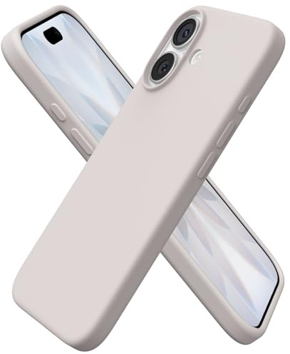 ORNARTO für iPhone 17 Hülle aus Silikon 6,3 Zoll - Titan Natur | Premium Flüssigsilikon, dünne Handyhülle, weich und griffig, tolle Haptik, stoß- und kratzfest, große Farbauswahl