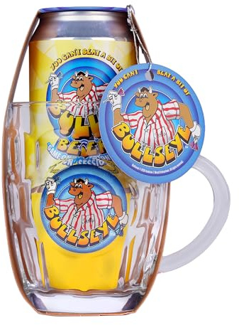 Bully Beer Game on Session Lager 330ml (3.4% ABV) with Bullseye Tankard Glass