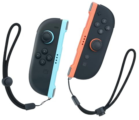 Wigearss 1 Paire de Dragonnes pour Switch 2 Joycon, Dragonne de Poignet Élastique Réglable, Accessoire de Remplacement Portable pour Nintendo Switch 2 Joycon
