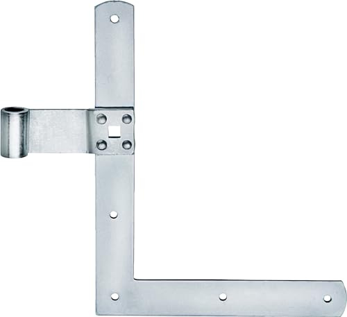 Connex Fensterwinkelband - 250 x 200 x 30 mm - Ø 13 mm - links - verzinkt/Fensterladen-Winkelband/Fensterband/Winkel-Ladenband/Scharnier/Beschlag für Fenster, Tore & Türen / DYB2901531 (Packung mit 6)