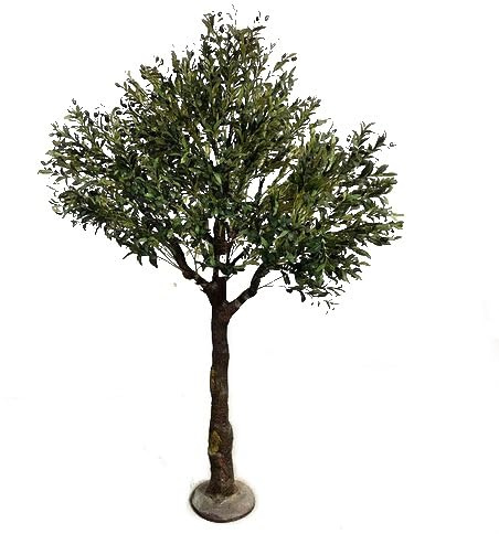 Olivo Artificial for decoración de Oficina, Planta Realista con Frutos for Escritorio, vestíbulo y Sala de Espera.(1mx0.9m)