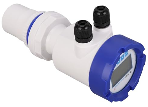 Sorandy Sensore di Livello dell'Acqua Ad Ultrasuoni, Misuratore di Livello dei Liquidi, Sensore di Protezione IP67 con Display a LED, Ideale per Acqua, Trattamento delle Acque Reflue, Energia e