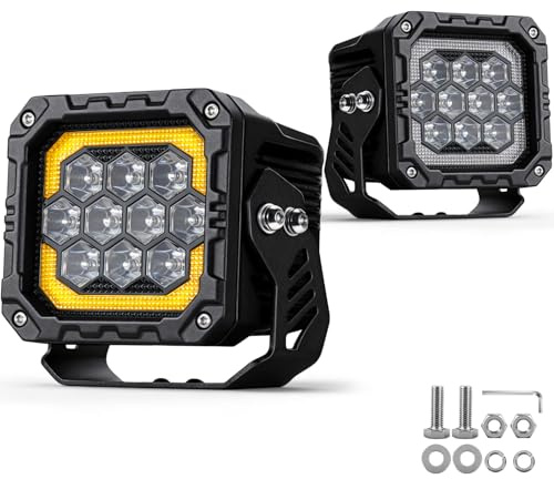 Projecteur de travail LED 12V/24V homologué ECE, feu de recul pour tracteur, excavateur, camion, projecteur auxiliaire étanche IP68, éclairage pour agriculture & chantier