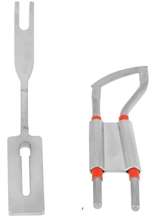 Lame de Couteau électrique avec Pied de Coupe pour une Coupe Précise du Tissu en Nylon et de la Corde, Acier allié de 9,3 Cm