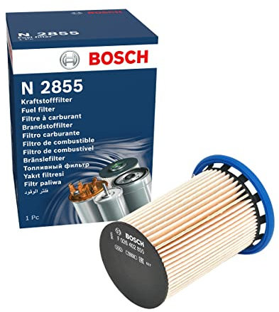 Filtro Diesel per Auto Bosch N2855 - Separa le particelle e l'acqua dal carburante, protegge il sistema di iniezione