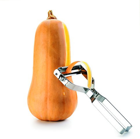 Ibili Kürbisschäler PELADOR DE Calabaza, Stainless Steel, Plata, 17 x 10 x 2 cm