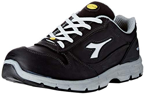 Utility Diadora Scarpa da Lavoro Bassa Run II Low S3 SRC ESD per Uomo e Donna, Nero, 43 IT