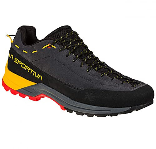 La Sportiva M Tx Guide Leather Schwarz - Technischer leistungsfähiger Herren Approach Schuh, Größe EU 45 - Farbe Carbon