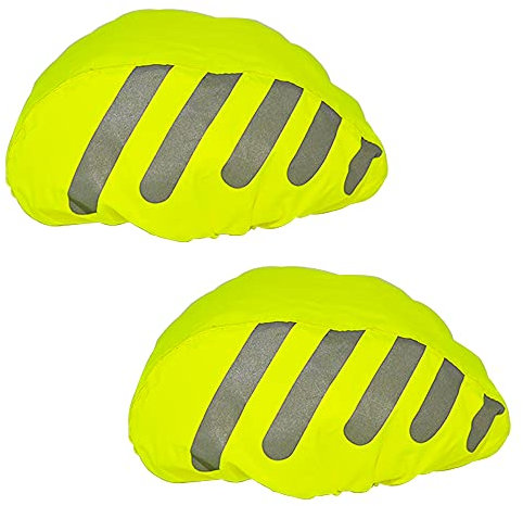 Kiddy-Fux Unisex – Erwachsene Helmcover, Gelb, Universal