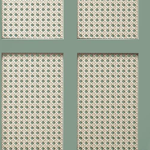 Fine Decor Cane Panel Sage Wallpaper FD42999