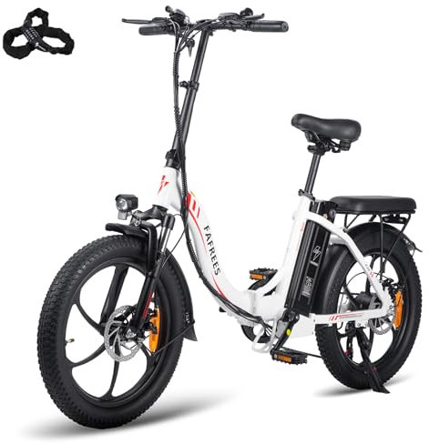 Fafrees F20 [ Official ] Fatbike Damen mit 36V 16AH abnehmbarem Akku Ebike, E-Bike Klapprad 20 Zoll Fahrrad Herren, Electric City E Bike Klappbar 250W Pedelec Max. 5 km/h, Elektrofahrrad
