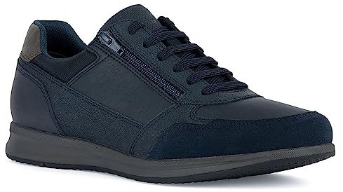 Geox U Avery A, Scarpe da Ginnastica, Uomo, Blu Navy, 45 EU