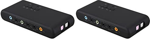 Cusstally 2 x 7.1 USB 2.0 Sound Card CMI6206 Chips Class USB Audio Device Spec1.0 and USB Class Specifications Output Dac 8 Channels