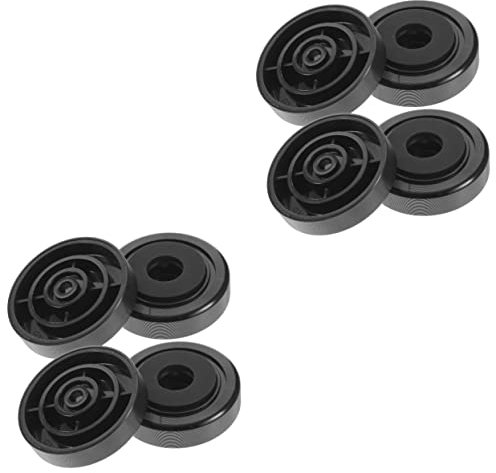 Milisten 8pcs Speaker Isolation Feet Hifi Vibration Absorber Pads for Amplifier Subwoofer Stand Platform Pads for Turntable