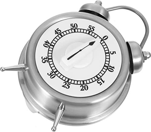 Kitchen Timer,Pomodoro Timer, 60 Alarm Time Egg Countdown -minute Tools Management Ring Timer Study Kitchen School Loud Reminder Home Lovely Adults Alert Classroom Vintage Counters Visual Timing Homew
