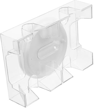 KONTONTY Kunststoff Spielkartenhalter Drehbarer Pokerständer Transparente Kartenablage Kompakter Spielkartenständer Für Pokerkarten Und Spielkarten