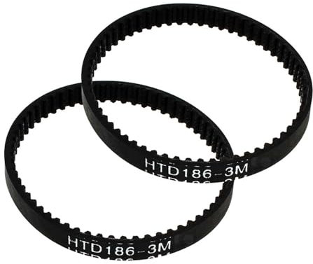 Viskee FC3 FC5 Bodenreiniger-Antriebsriemen Zahnriemenantrieb HTD186-3M. Kompatibel for Karcher FC3 FC5 Hartbodenreiniger X.605-500 Riemenersatzteile
