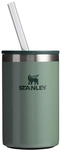 STANLEY Everyday Can Cooler Cup 10 oz | Beer, Seltzers, Soda, and Energy Drinks | Doubles as Tumbler | Insulated Stainless Steel Drink Holder | BPA-Free | Hammertone Green