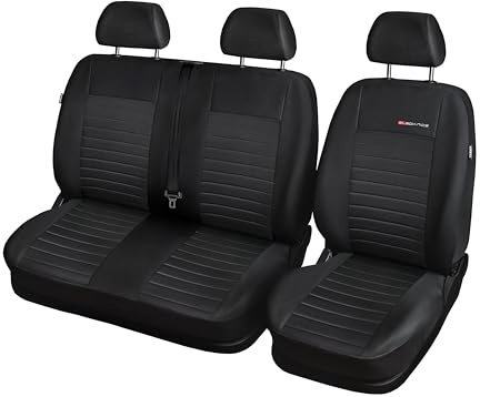 MOTOS Personalisierte sitzbezüge auto für Fiat Ducato II 1994-2006 Perfekt angepasste Autositzbezüge mit aktivem Airbag-System, dreilagigem Material und makelloser Oberfläche, die ideale Sitzauflage f