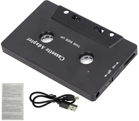 demaxiyad Kassettenspieler für Auto, kabelloser 5.0-Kassettenempfänger | High-Fidelity-Schreibtisch-Player, Anrufe nahtlose Streaming-Kassette zum Hören von mobiler Musik und Autostimme