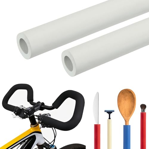 2.0M Rohrisolierung Isolierschlauch ID 18mm 22mm 25mm 28mm 32mm, Selbstdichtende Schaumstoff Rohr Für Griffstangen Trampolin Stangenschutz Gummirohr(Weiß,22.0mm x 5.0mm x 2.0M)