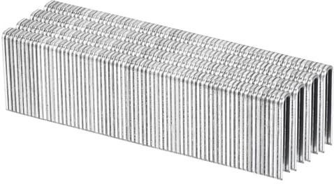 sourcing map Lot de 900 agrafes à couronne étroite de calibre 18 pour agrafeuse pneumatique et électrique, 0,6 x 2,5 cm, blanc