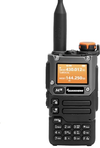 Quansheng UVK5(8) AM/FM/DTMF Walkie Talkie 200Drei Frequenz Empfangen Walkie Talkie NOAA Wettervorhersage, mit Flash Replikation Frequenz Tpye-C LCD Display für Wandern Camping Trip Zwei-Wege Radio