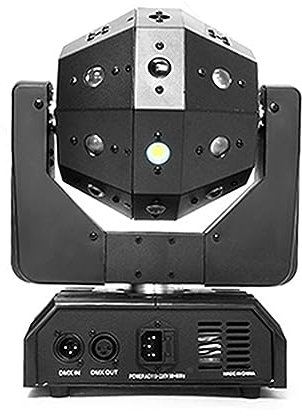 EDEDE Strobo Discoteca, Luci a Sfera da Discoteca for DJ Professionali LED Beam Strobe 3in1 Moving Head Football Light Nightclub Party Show Stage Lighting per Feste da Ballo DJ di Compleanno Karaoke