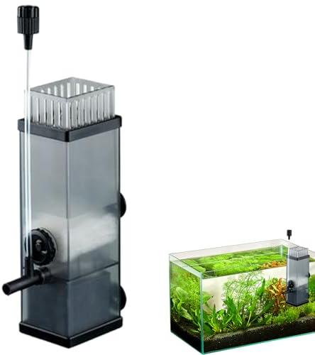 Aquarium Surfaces Skimmer, Skimmer de acuario para agua dulce | Superficies de acuario externas alimentadas Skimmer Freshwater - Limpiadores silenciosos para tiendas de salas de estar en casa