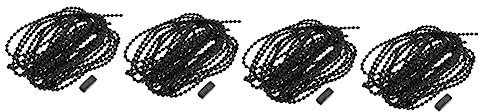 MAGICLULU 4 Set Accessori per talloni a catena tende per tende accessori per a tapparella avvolgibile tapparelle per finestre sostituzione tapparelle cavo catena a rulli