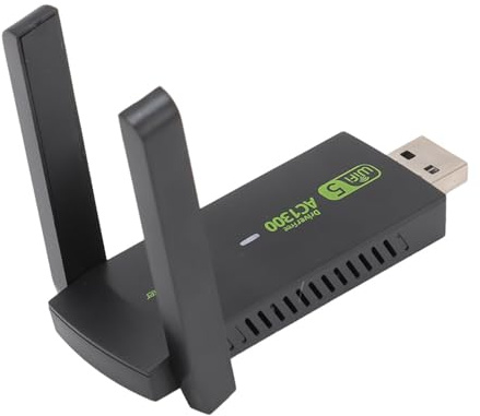 XUXHOU WiFi WiFi Wireless 1300 Mbit/S para PC con doble antena 5DBI 5G 2,4G Dongle para 8 10,