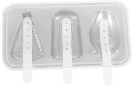 ANDRESLAD Moule à Sucettes Glacées Inox avec Couvercle et Bâtonnets Moule Individuel Réutilisable pour Maison Facile à Nettoyer et Démouler Accessoire Cuisine Sain et Pratique