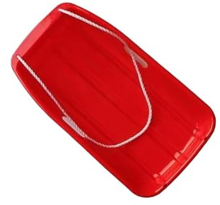 ICDKOYK Which Is Wear Resistant Downhill Sprinter Sleds Portable Lightweight And Convenient Handles Included Downhill Sprinter Sleds Portable Accessories Yard, Red, 69x36x11cm