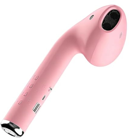 Riaisttd Divertente altoparlante wireless portatile a forma di auricolare, grande altoparlante per cuffie, per attività all'aperto, feste, falò, escursioni, ciclismo, campeggio, auto, doccia