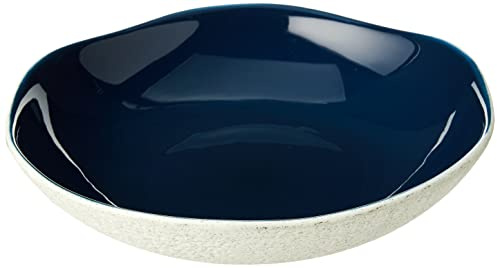 Arcoroc Rocaleo N9052 Lot de 6 assiettes creuses Bleu marine Diamètre 200 mm