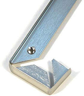 ABSCHLUSSLEISTE Winkelleisten Arbeitsplatte Leiste Verbindungleiste Nickel 40mm Brandneu