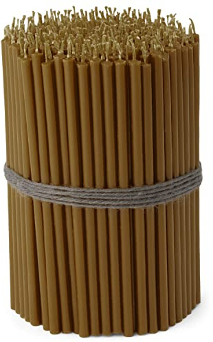 NKlaus Stabkerzen für Kerzen Paraffinwachs, Braun, 16cm 250x, 250 Stück | rußfrei; tropffrei; Höhe: 160 mm; Gewicht: 1000 G; Durchmesser: 5,5 mm; 160 mm; 5mm; 5,5 mm; 0,2mm