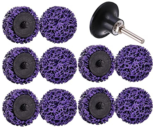 Mixiflor 11 Pcs 2 Sanding Discs, Quick Change Easy Strip Wheels