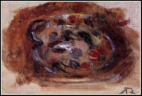 Pichet en faïence Pierre Auguste Renoir - Kit de peinture diamant 5D pour adultes - Peinture diamant 5D avec diamants, kit de peinture par numéro - Cadeau d'anniversaire