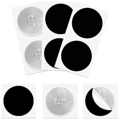 100 etiquetas adhesivas NFC, color negro, NFC 215 etiquetas adhesivas programables NTAG215 pequeñas pegatinas de 25 mm, memoria de 504 bytes para Android iPhone y todos los dispositivos habilitados