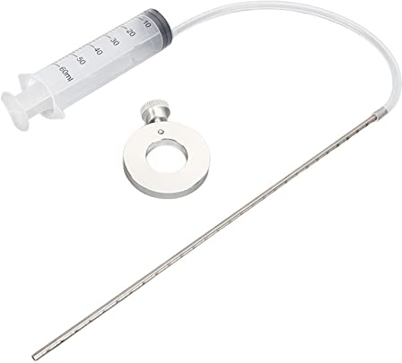 Outil de Niveau D'huile de Fourche, Jauge de Niveau D'huile de Fourche de Moto Kit D'outils de Réglage de la Seringue D'huile de Fourche avec Anneau Réglable