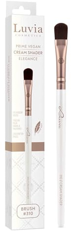 Professioneller Make-up Pinsel Luvia, Flüssiger Lidschatten Schminkpinsel, Eyeshadow Pinsel, Concealer Pinsel, Augenpinsel, veganer Kosmetikpinsel, 310 // Cream Shader - Elegance