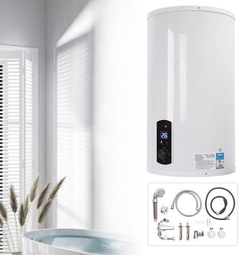 120L Elektrospeicher Warmwasserspeicher, Durchlauferhitzer, Boiler, elektrischer Durchlauferhitzer, Heizkessel, emaillierte Auskleidung, LED-Bildschirm（Innentank: 70 Liter）