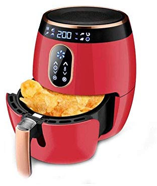 Household Air Fryer, Digital Touch Screen Oil Free Hot Air Healthy Fryer Rotary Roasting Machine Packaging Size 29.8 * 29.8 * 35 Cm needed charitable