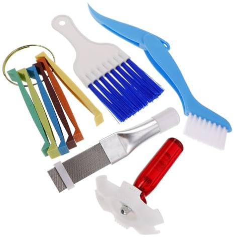 Mobestech Brosse De Nettoyage Pour Peigne Peigne Pour Radiateur Pour Climatiseur Nettoyant Pour Serpentins Kit De Nettoyage Pour Climatiseurs
