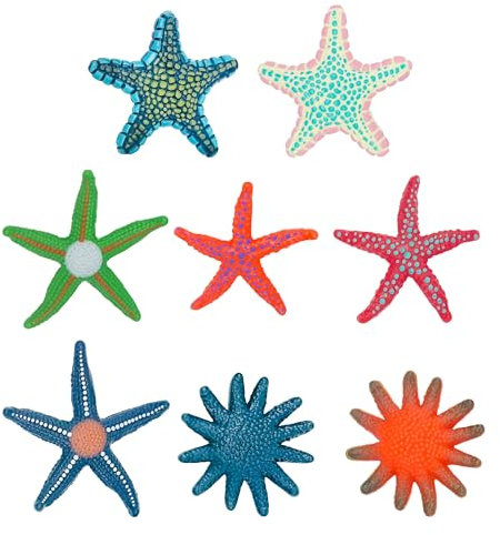 SLPERJE 8 Pcs Kids Swimming Pool Toys, Starfish Diving Game Set, Age 3+