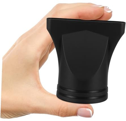 FONDOTIN 2 pezzi Diffusori per Asciugacapelli Neri in Nylon Accessori Professionali per Styling Ugelli Riutilizzabili Compatibili con Phon per Cura Delicata e Pulizia Capelli