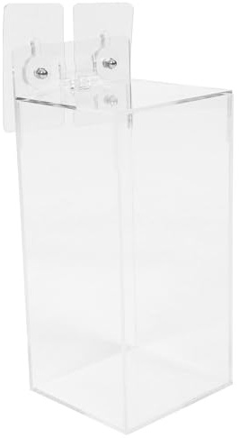 Kisangel Wall-Mount Disposable Glove Dispenser Box Single Compartment Glove Holder Organizer for Medical and Kitchen Use